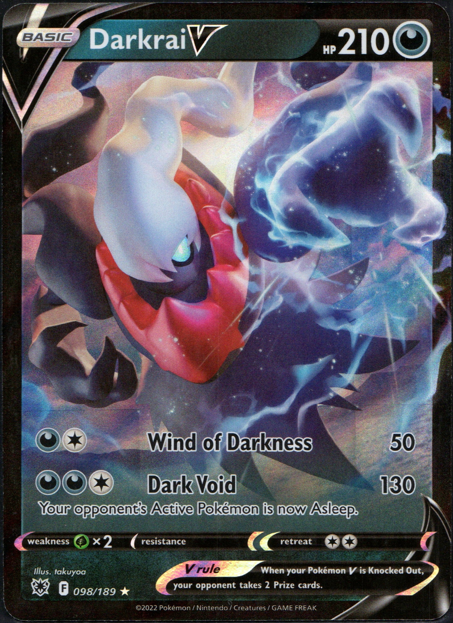 Darkrai V #98 | Pokemon Astral Radiance
