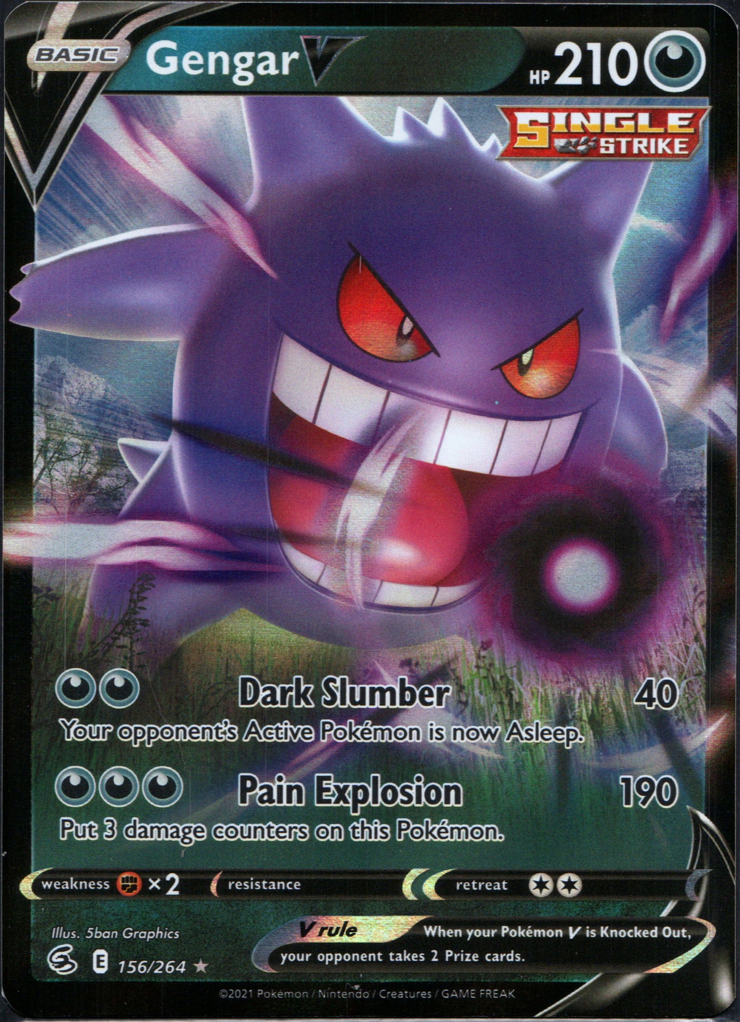 Gengar V #156 | Pokemon Fusion Strike