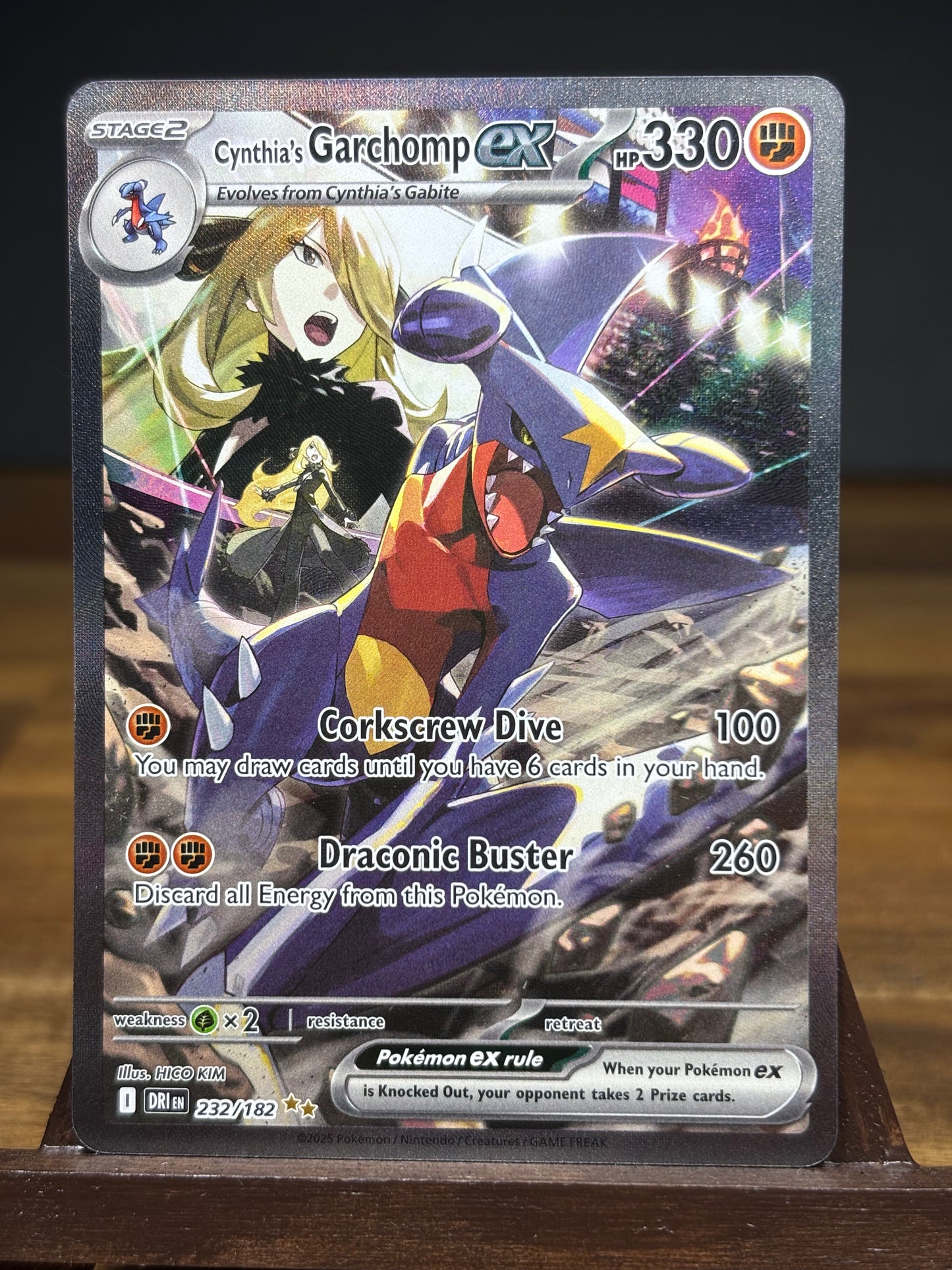 Cynthia's Garchomp ex #232 | Pokemon Destined Rivals