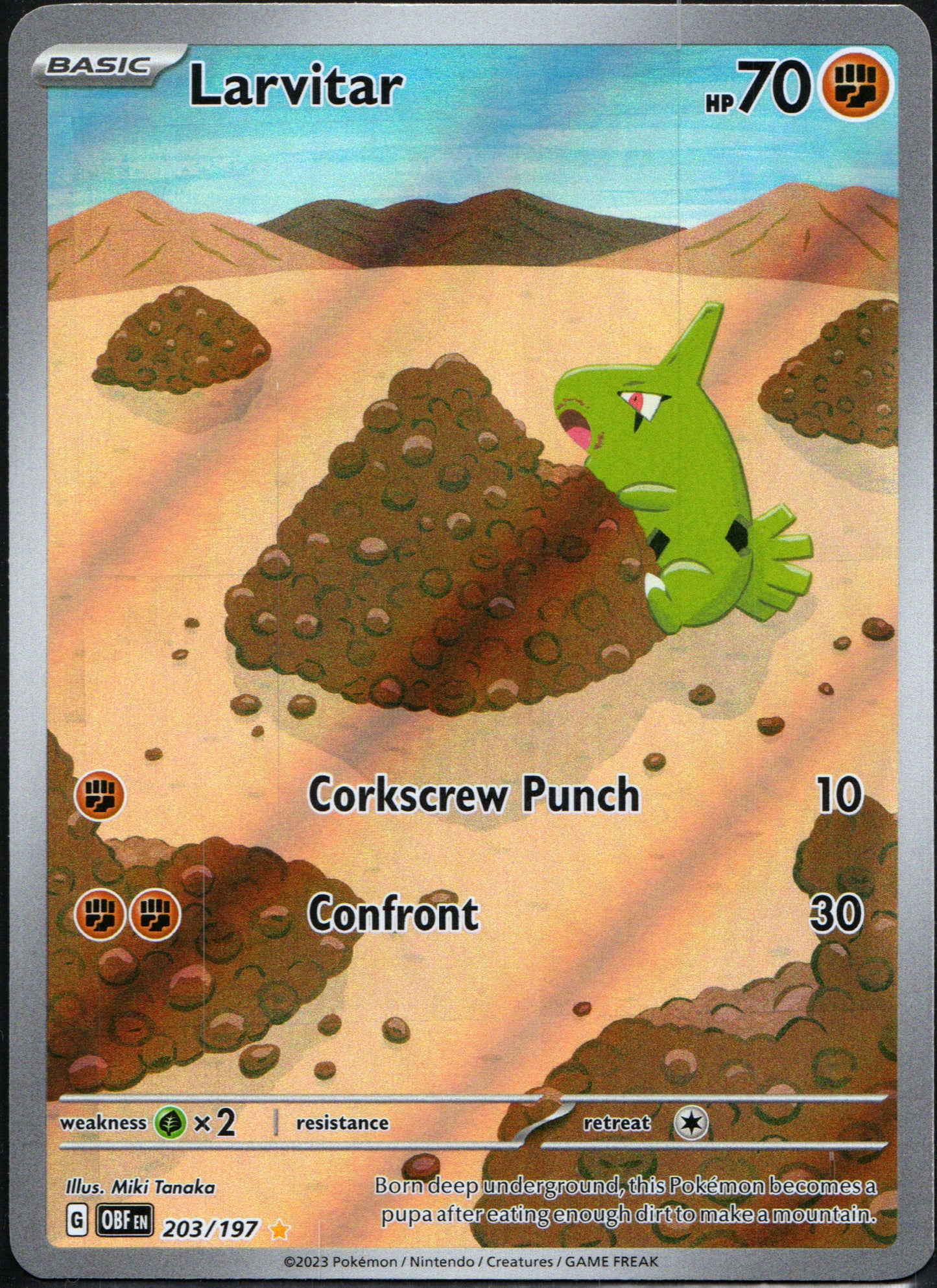 Larvitar #203 | Pokemon Obsidian Flames