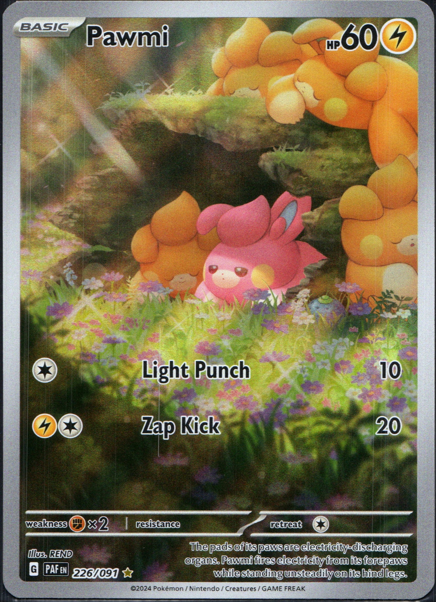Pawmi #226 | Pokemon Paldean Fates