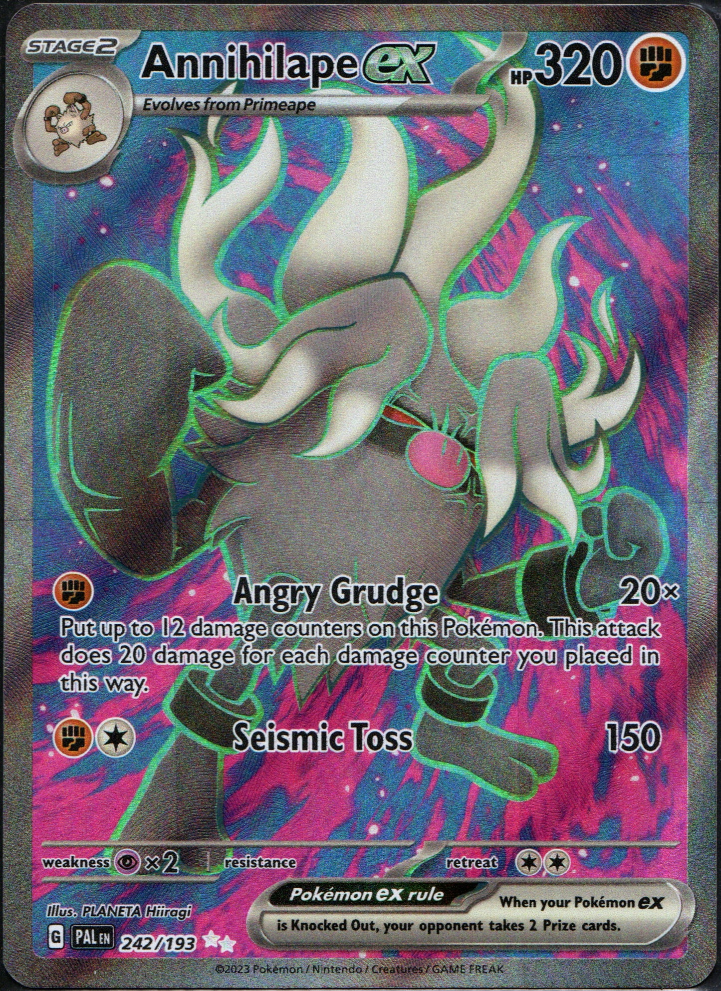 Annihilape ex #242 | Pokemon Paldea Evolved