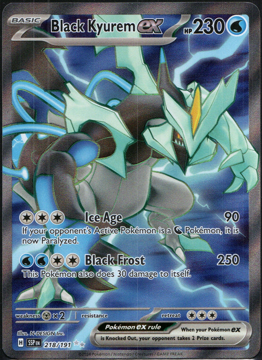 Black Kyurem ex #218 | Pokemon Surging Sparks