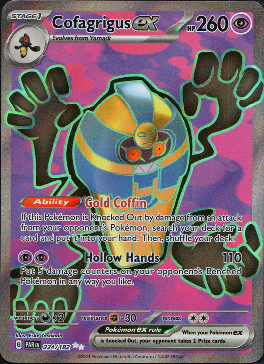 Cofagrigus ex #224 | Pokemon Paradox Rift