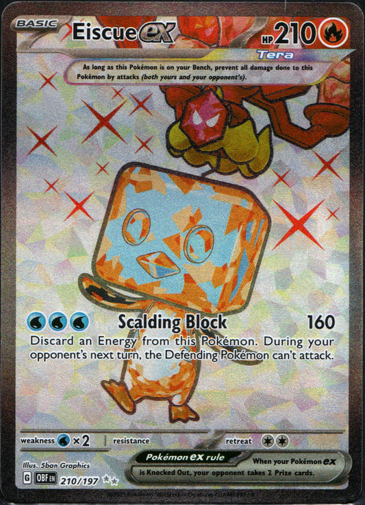Eiscue ex #210 | Pokemon Obsidian Flames