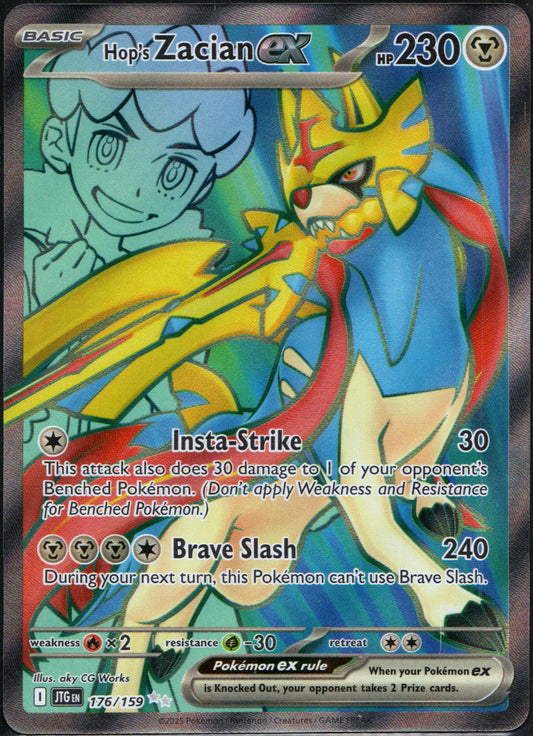 Hop's Zacian ex #176 | Pokemon Journey Together