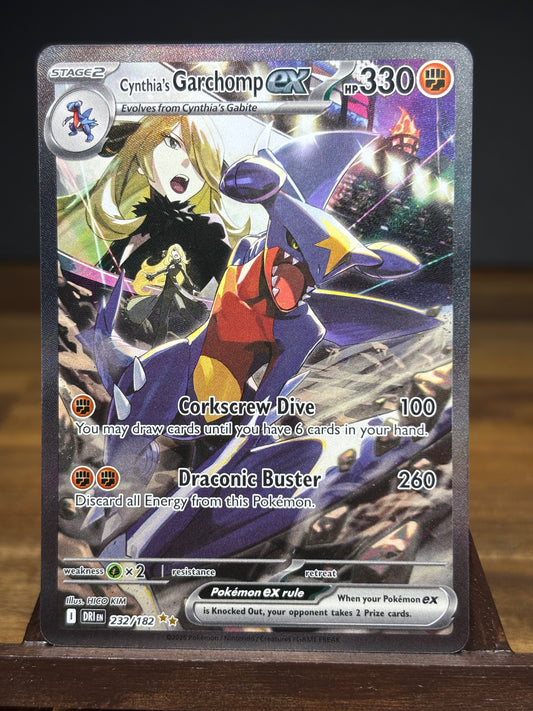 Cynthia's Garchomp ex #232 | Pokemon Destined Rivals