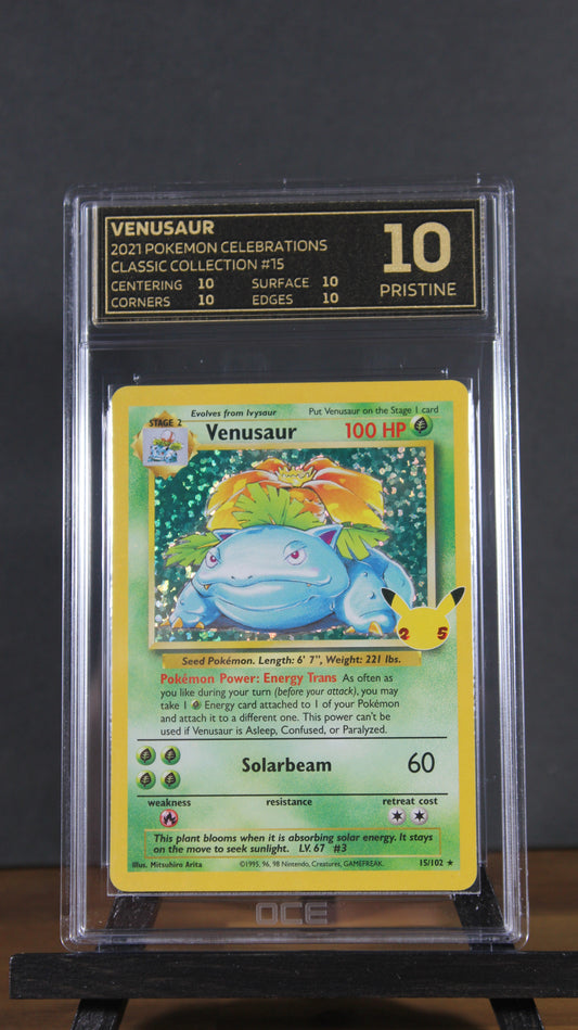 Venusaur #15 | Pokemon Celebrations Pristine 10