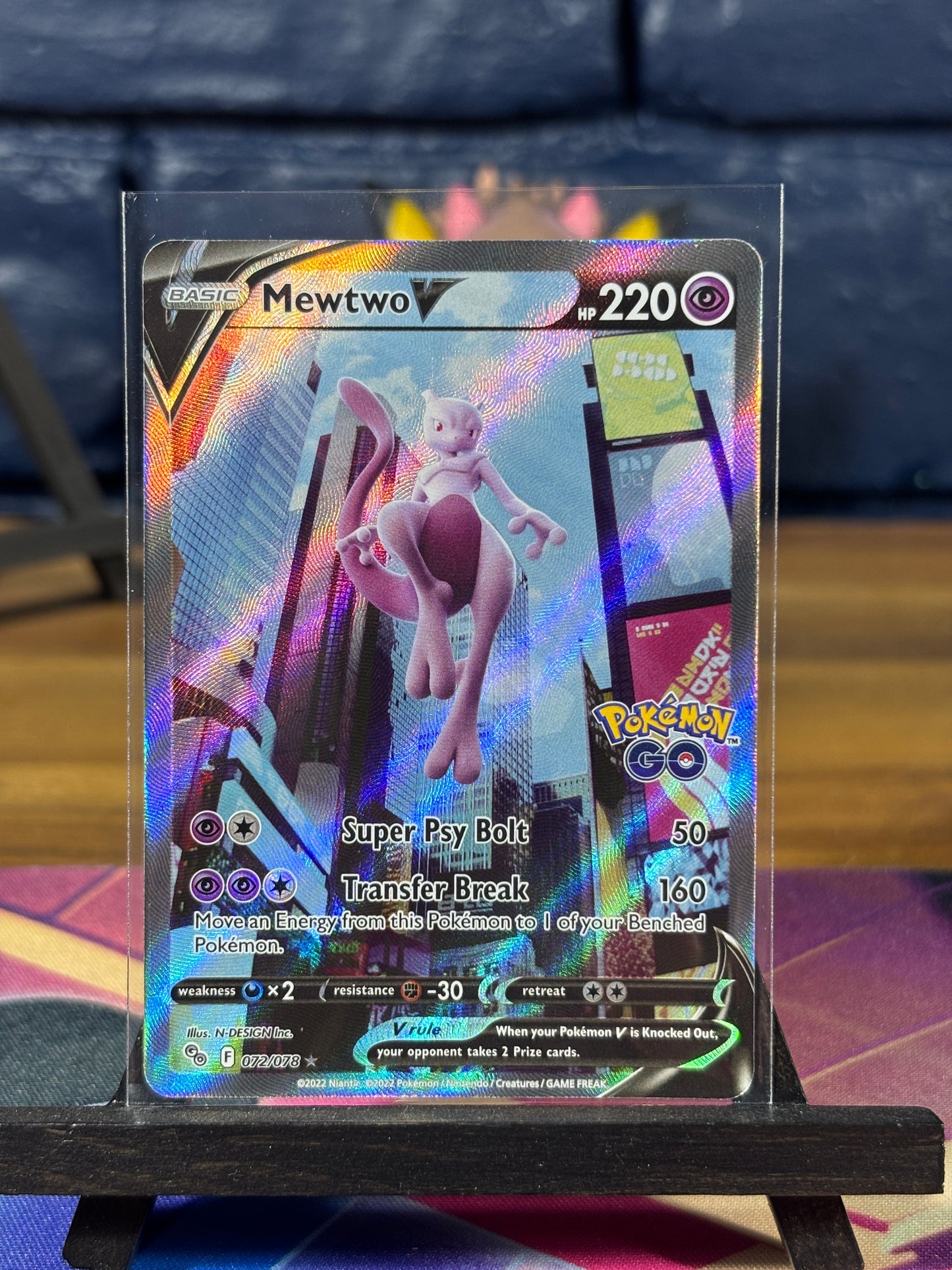 Mewtwo V (Alternate Full Art) 072/078