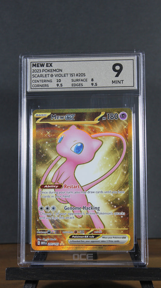 Mew ex #205  Pokemon Scarlet & Violet 151 Mint 9