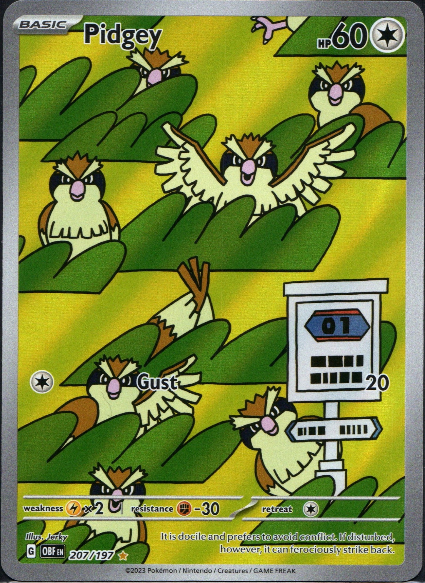 Pidgey #207 | Pokemon Obsidian Flames