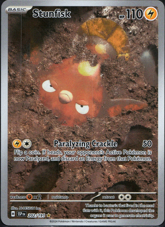 Stunfisk #202 | Pokemon Surging Sparks