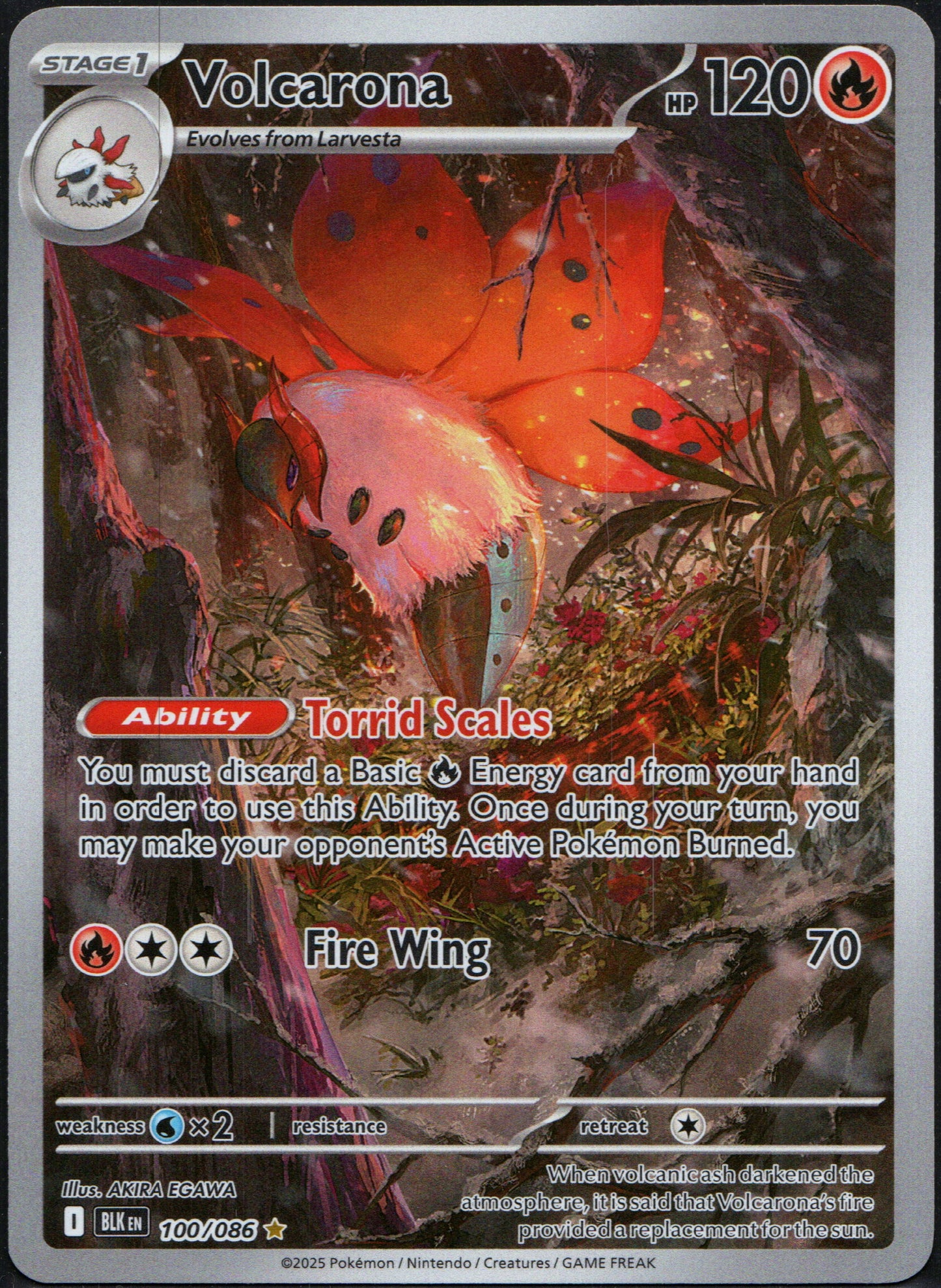 Volcarona #100 | Pokemon Black Bolt